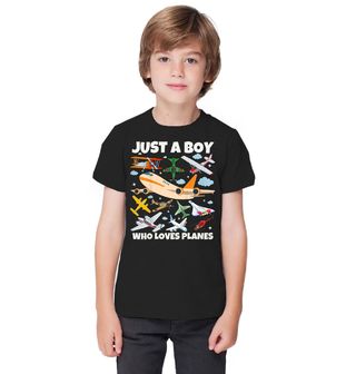 Obrázek 1 produktu Dětské tričko Jen kluk, který miluje letadla
