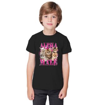 Obrázek 1 produktu Dětské tričko Kočičí Alpha Male
