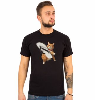 Obrázek 1 produktu Pánské tričko Kočka a Sandále