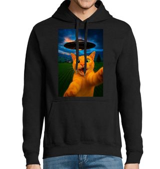 Obrázek 1 produktu Pánská mikina Selfie Kočky a UFO