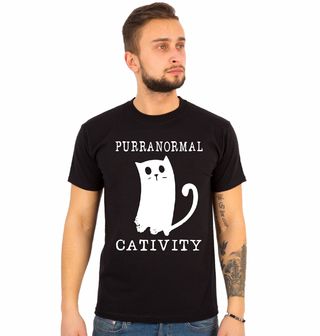Obrázek 1 produktu Pánské tričko Paranormální Kočka