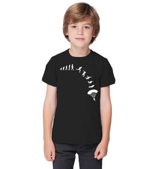 Obrázek 1 produktu Dětské tričko Evoluce Parašutisty