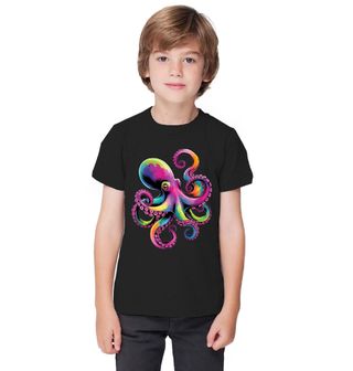 Obrázek 1 produktu Dětské tričko Neonová Chobotnice