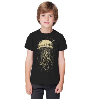 Obrázek 1 produktu Dětské tričko Magická Medúza mezi Hvězdami