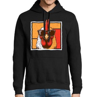 Obrázek 1 produktu Pánská mikina Stylový Kohout s Brýlemi