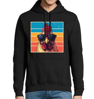 Obrázek 1 produktu Pánská mikina Retro Kohout s Brýlemi