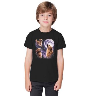 Obrázek 1 produktu Dětské tričko Zlatý Retrívr a Kouzlo Úplňku