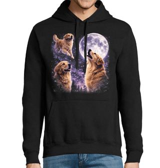 Obrázek 1 produktu Pánská mikina Zlatý Retrívr a Kouzlo Úplňku