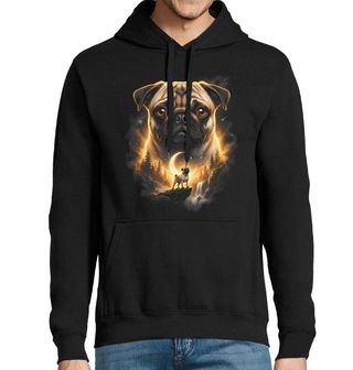 Obrázek 1 produktu Pánská mikina Mops a Kouzlo Úplňku