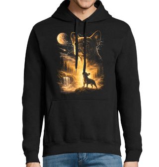 Obrázek 1 produktu Pánská mikina Francouzský Buldoček a Kouzlo Úplňku