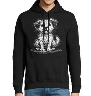 Obrázek 1 produktu Pánská mikina Veselý Štěněčí Úsměv Skica