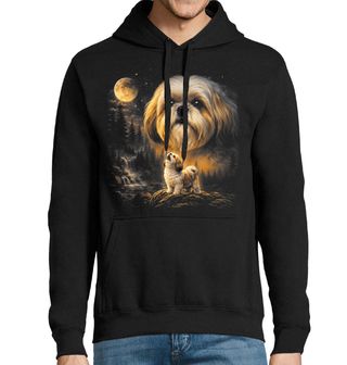 Obrázek 1 produktu Pánská mikina Shih-tzu a Kouzlo Úplňku