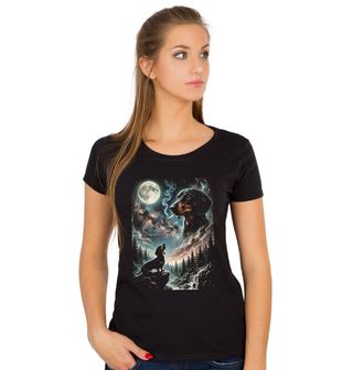 Obrázek 1 produktu Dámské tričko Jezevčík a Kouzlo Úplňku