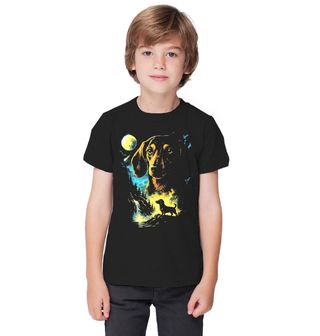 Obrázek 1 produktu Dětské tričko Jezevčík a Měsíc