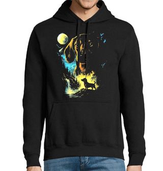 Obrázek 1 produktu Pánská mikina Jezevčík a Měsíc