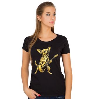 Obrázek 1 produktu Dámské tričko Čivava Rocková Hvězda