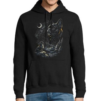 Obrázek 1 produktu Pánská mikina Francouzský Buldoček pod Hvězdami