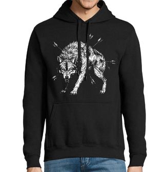 Obrázek 1 produktu Pánská mikina Vlk Bojovník