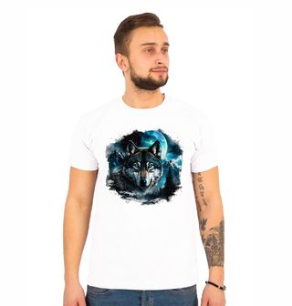 Obrázek 1 produktu Pánské tričko Vlk při Úplňku