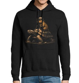 Obrázek 1 produktu Pánská mikina Kapybara Jezdec Želv