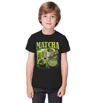Obrázek 1 produktu Dětské tričko Matcha Zelená Energie v Šálku