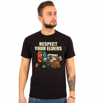 Obrázek 1 produktu Pánské tričko Herní Konzole Respektuj Starší