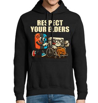 Obrázek 1 produktu Pánská mikina Herní Konzole Respektuj Starší