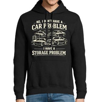 Obrázek 1 produktu Pánská mikina Problém je Jen Místo v Garáži