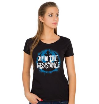 Obrázek 1 produktu Dámské tričko Star Wars Join the Resistance Graffiti