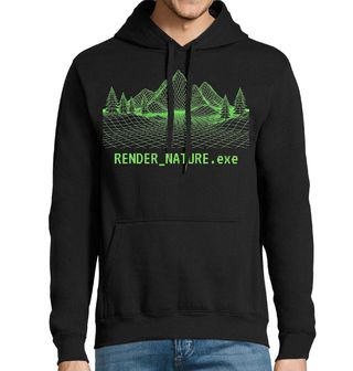 Obrázek 1 produktu Pánská mikina Virtuální Krajina v Síti