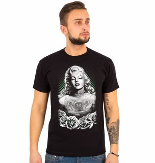 Obrázek 1 produktu Pánské tričko Marilyn Monroe Peníze a Růže