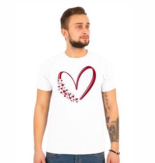 Obrázek 1 produktu Pánské tričko Červené Srdce Plné Lásky