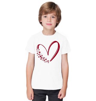 Obrázek 1 produktu Dětské tričko Červené Srdce Plné Lásky