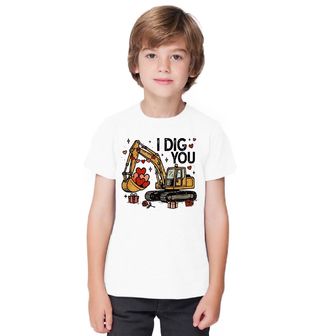 Obrázek 1 produktu Dětské tričko Bagr Lásky I Dig You