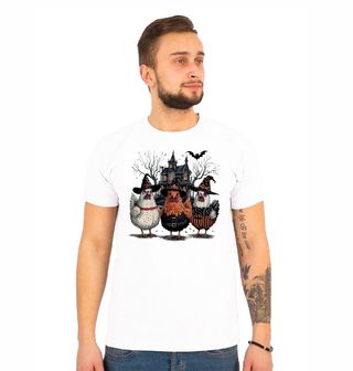 Obrázek 1 produktu Pánské tričko Halloweenské Slepice