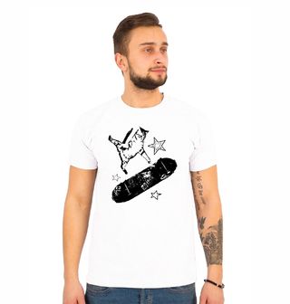 Obrázek 1 produktu Pánské tričko Skate Kočka