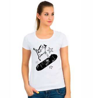 Obrázek 1 produktu Dámské tričko Skate Kočka
