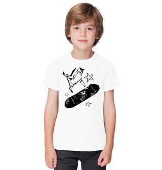 Obrázek 1 produktu Dětské tričko Skate Kočka