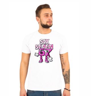 Obrázek 1 produktu Pánské tričko Six Seven Růžové Lego 67