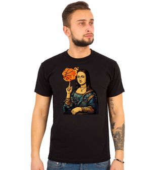 Obrázek 1 produktu Pánské tričko Basketbalistka Mona Lisa