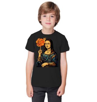 Obrázek 1 produktu Dětské tričko Basketbalistka Mona Lisa
