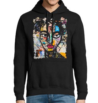 Obrázek 1 produktu Pánská mikina Abstraktní Barevná Tvář Graffiti