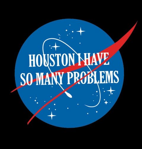 Obrázek produktu Pánské tričko NASA Houstone mám spoustu problémů