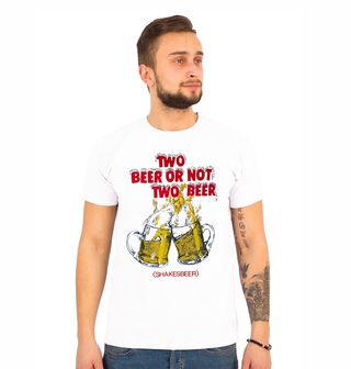 Obrázek 1 produktu Pánské tričko "Dvě piva či žádný piva" Shakesbeer