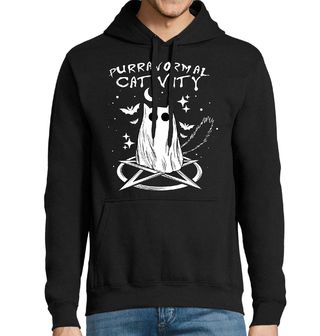 Obrázek 1 produktu Pánská mikina Strašidelná Kočičí Aktivita