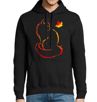 Obrázek 1 produktu Pánská mikina Podzimní Silueta Kočky