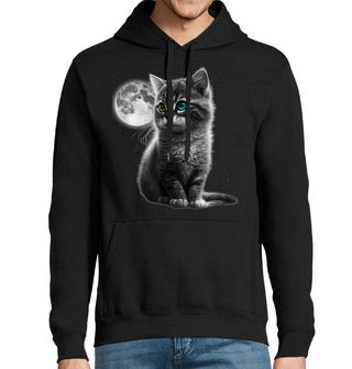 Obrázek 1 produktu Pánská mikina Koťátko při Úplňku