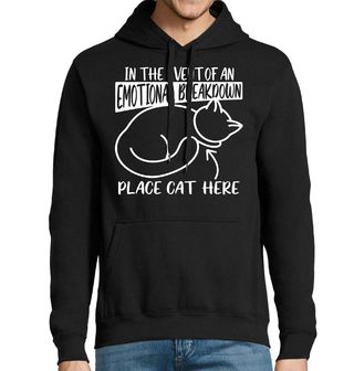 Obrázek 1 produktu Pánská mikina Kočka jako Záchrana