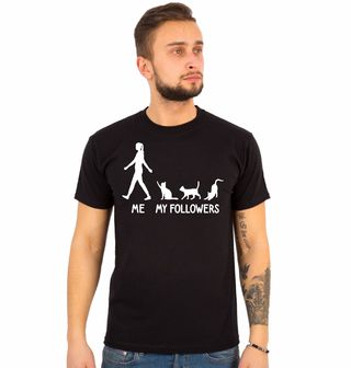 Obrázek 1 produktu Pánské tričko Já a Moji Kočičí Sledující