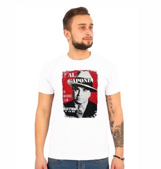 Obrázek 1 produktu Pánské tričko Al Capone The Untouchable Legend Nedotknutelný